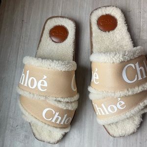 Chloe sherling sandals
